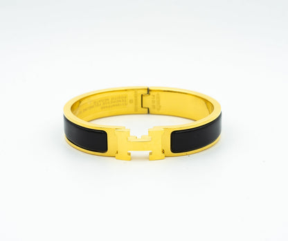 [Royal&Vicky]H BLACK BRACELET