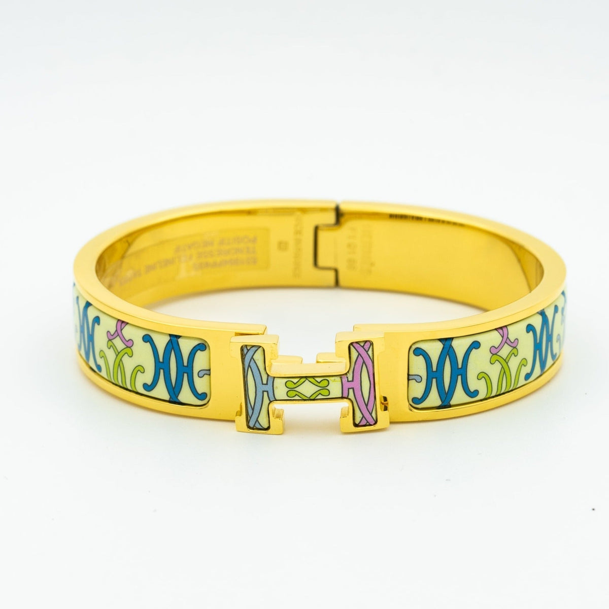 [Royal&Vicky]H BRACELET BEIGE MULTICOLOR