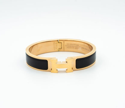 [Royal&Vicky]H BLACK BRACELET