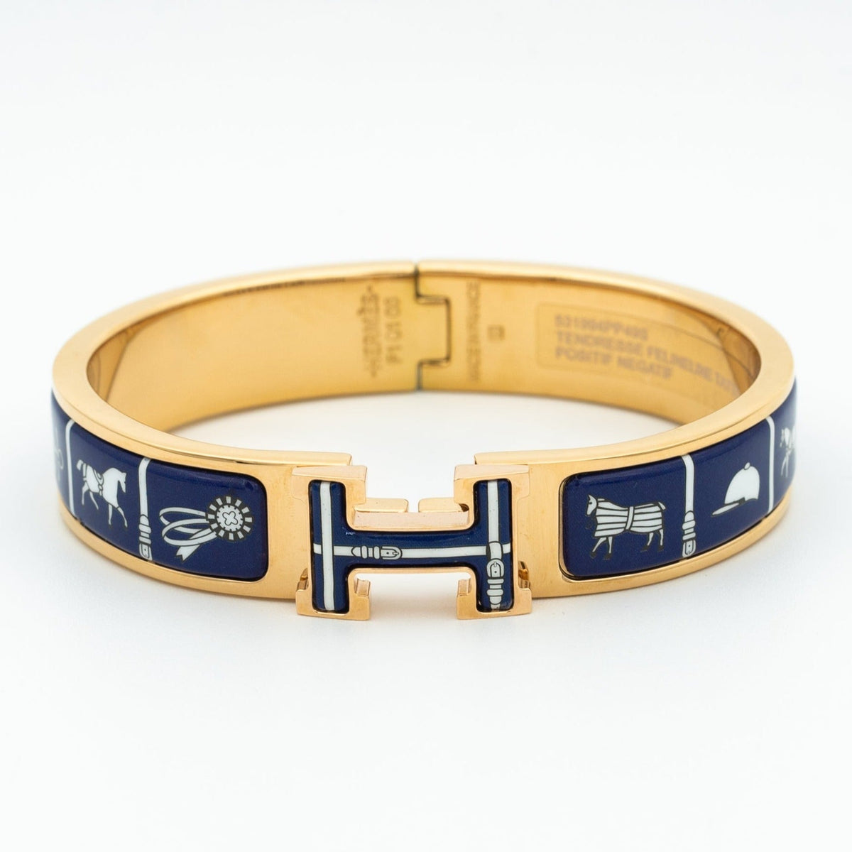 [Royal&Vicky]H BRACELET BLUE CERAMIC