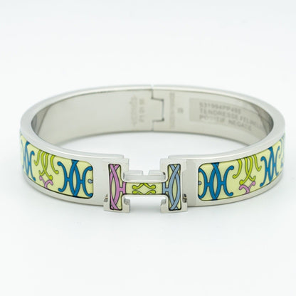 [Royal&Vicky]H BRACELET BEIGE MULTICOLOR