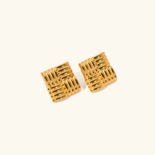 [Royal&Vicky]Cindy Gold Earrings