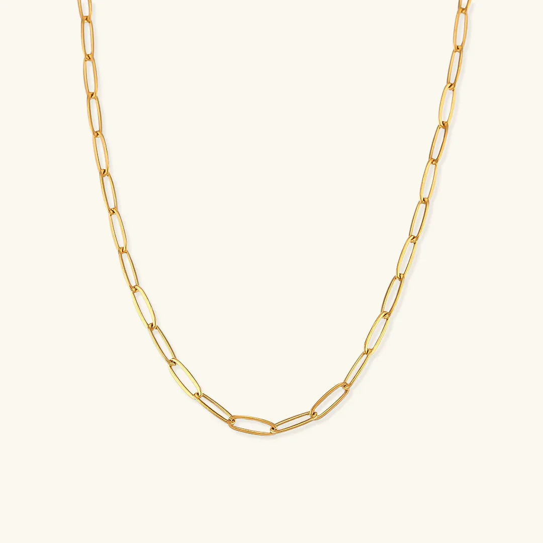 [Royal&Vicky]Lena Golden Chain Necklace