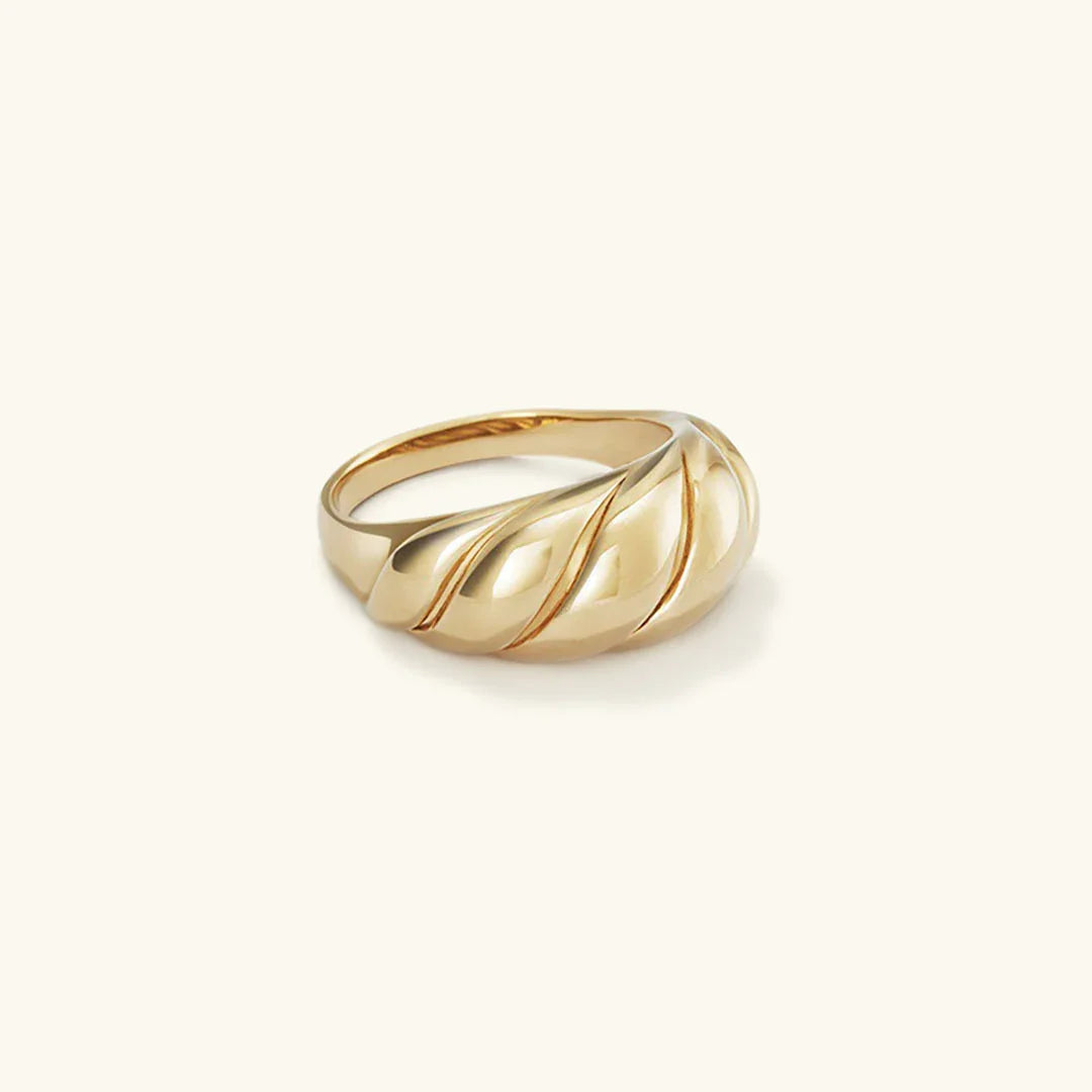 [Royal&Vicky]Lorelei Gold Croissant Ring