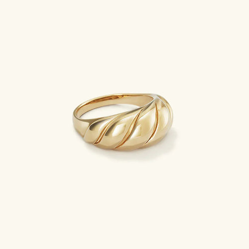 [Royal&Vicky]Lorelei Gold Croissant Ring