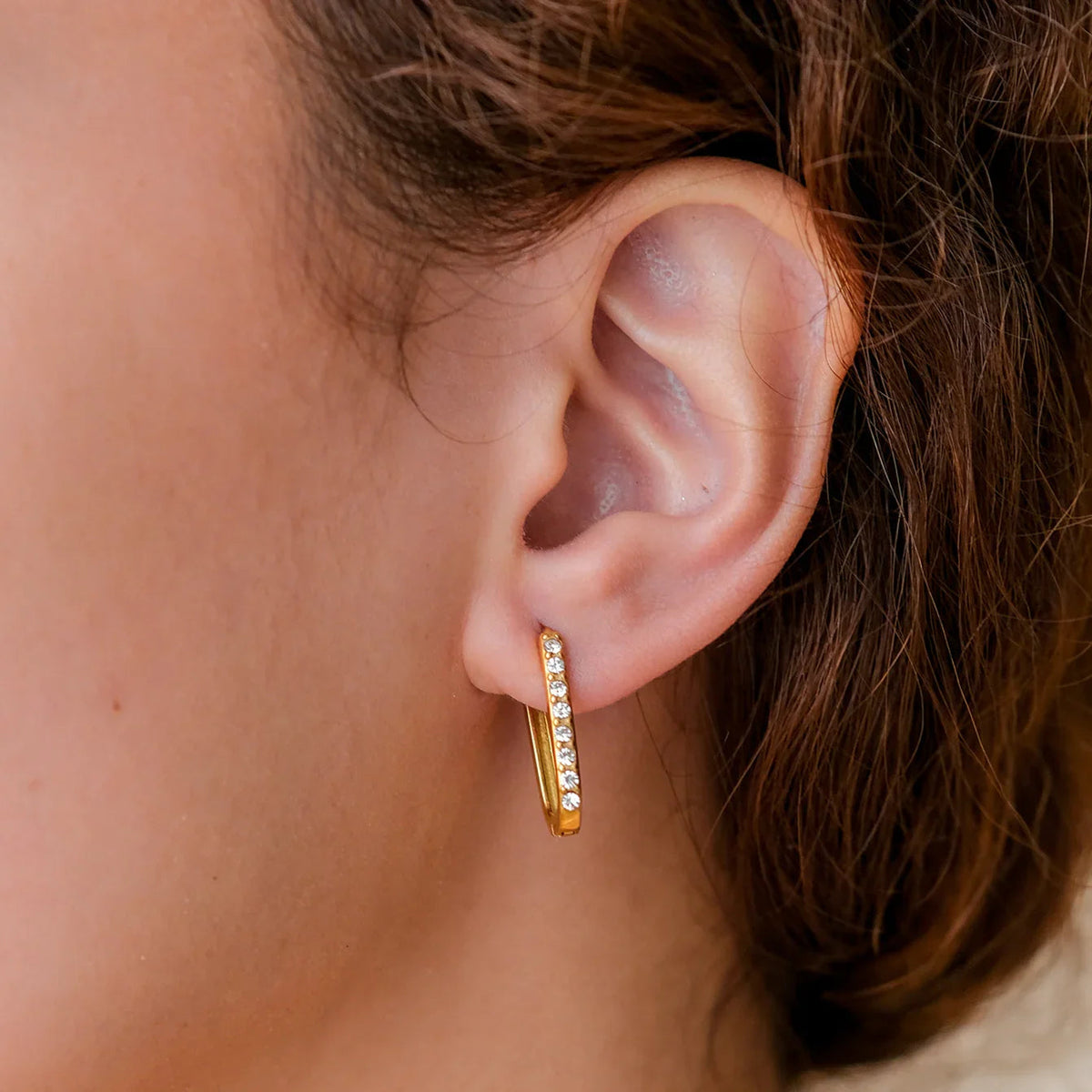 [Royal&Vicky]Lumiya Hoop Earrings