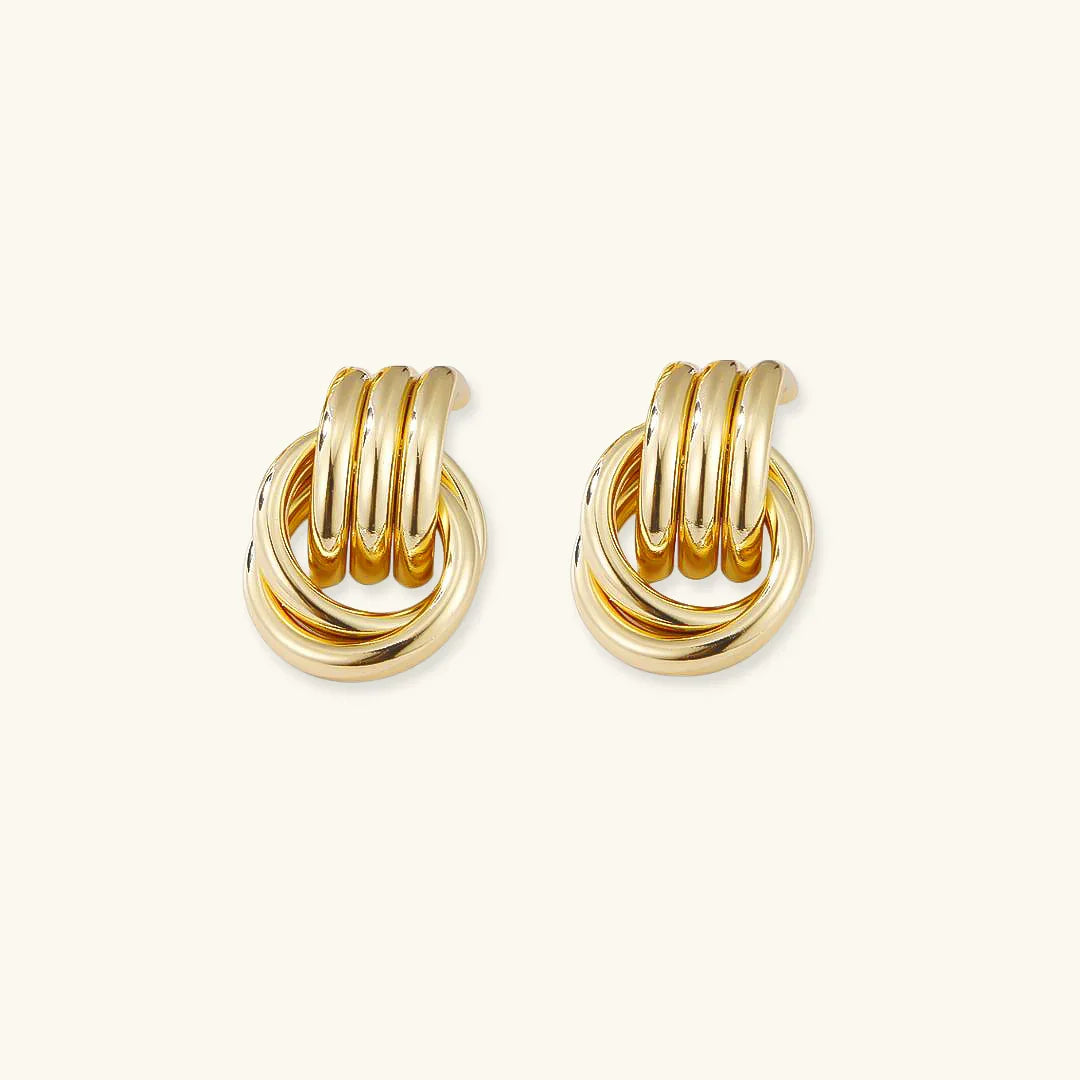 [Royal&Vicky]Luna Layered Hoop Earrings