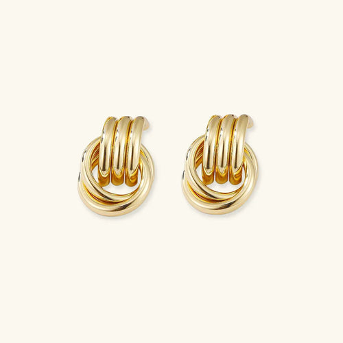[Royal&Vicky]Luna Layered Hoop Earrings