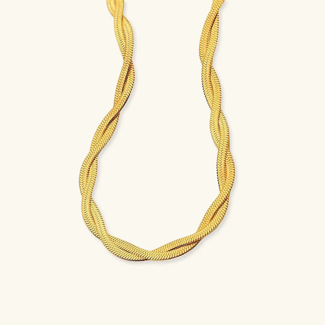 [Royal&Vicky]Lysa Twisted Chain Necklace