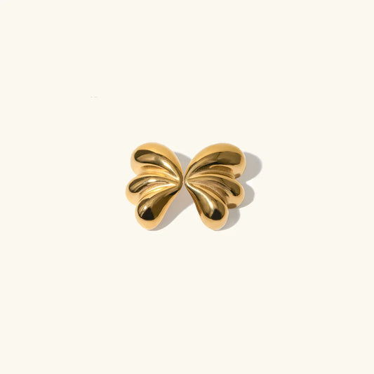 [Royal&Vicky]Liesel Gold Butterfly Earrings