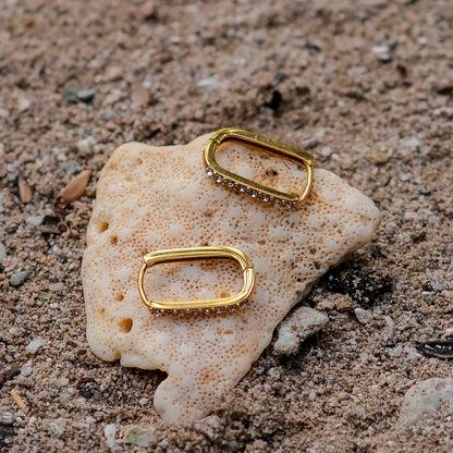 [Royal&Vicky]Maya Gold Hoop Earrings