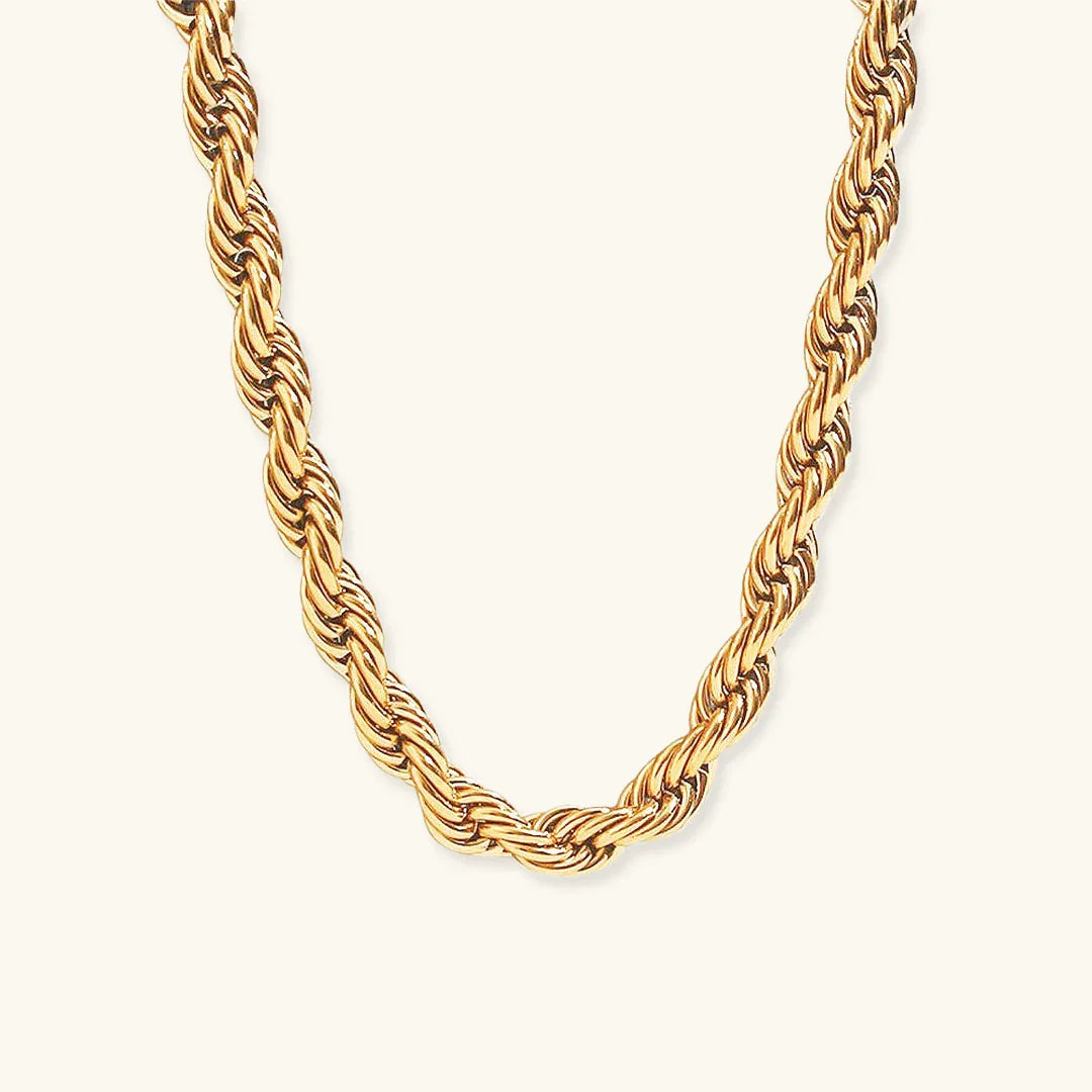 [Royal&Vicky]Mila Golden Twist Necklace