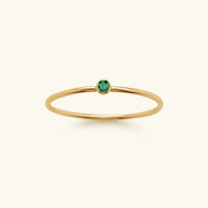 [Royal&Vicky]Amelia Birthstone Stacker Ring