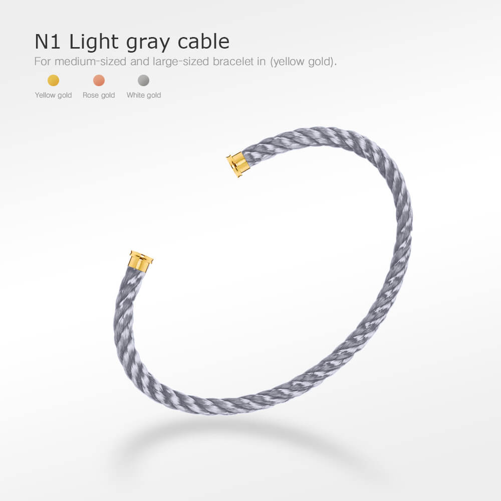 [Royal&Vicky]FORCE SERIES BRACELET CABLES 50 CHOICES (DIY SELECTION)