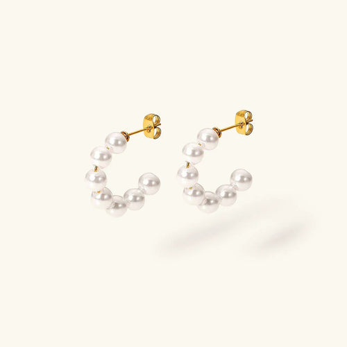 [Royal&Vicky]Nina Pearl Earrings