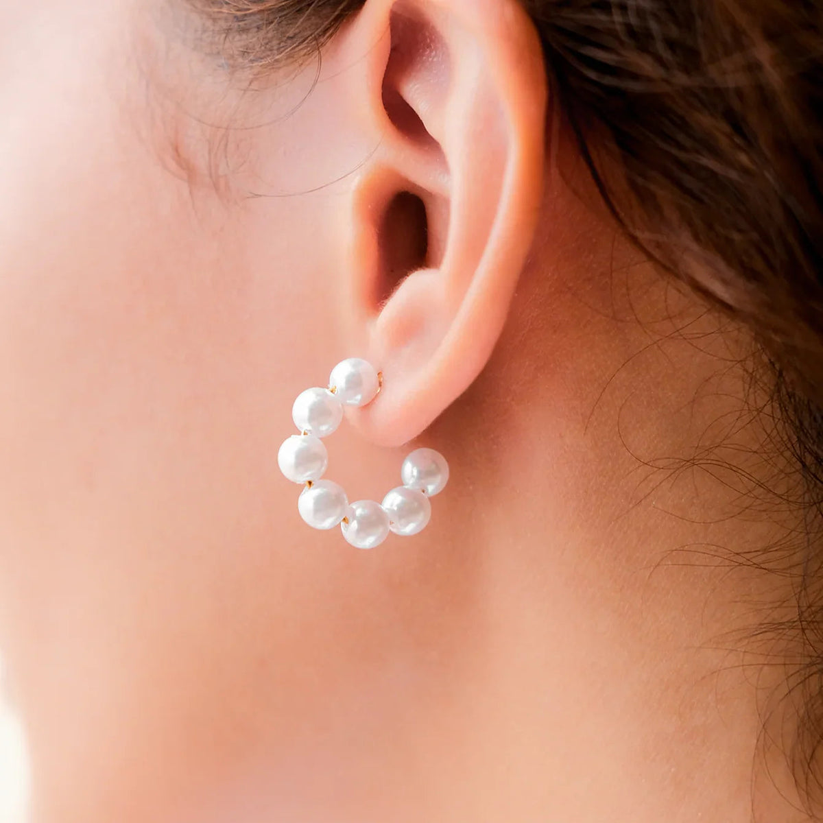 [Royal&Vicky]Nina Pearl Earrings