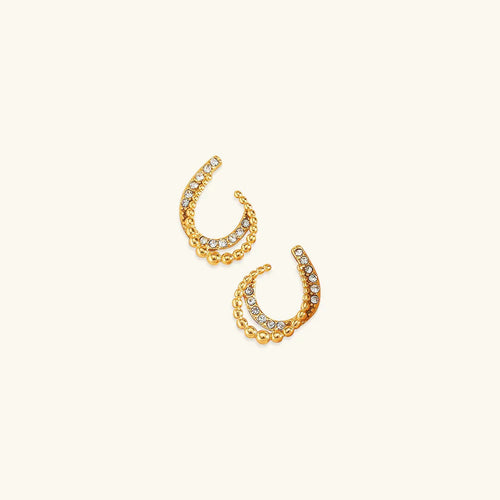 [Royal&Vicky]Nola Gold Earrings