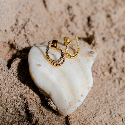 [Royal&Vicky]Nola Gold Earrings