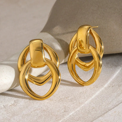 [Royal&Vicky]Zoey Gold Earrings