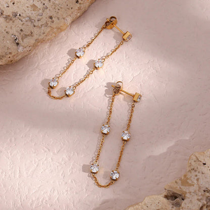 [Royal&Vicky]Iris Diamond Earrings