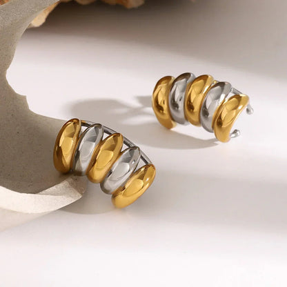 [Royal&Vicky]Beatrix Gold Earrings