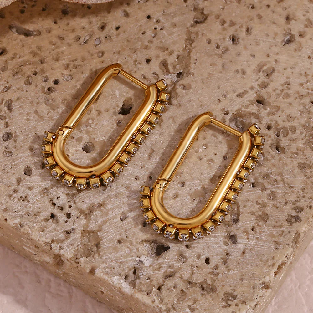 [Royal&Vicky]Georgia Diamond Earrings