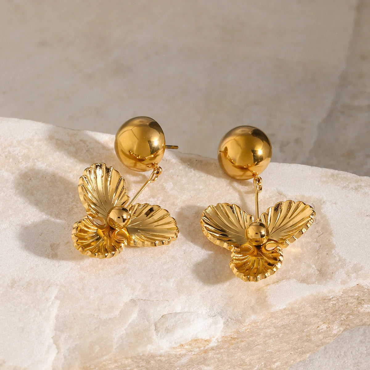 [Royal&Vicky]Andrea Gold Earrings