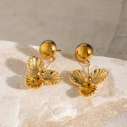 [Royal&Vicky]Andrea Gold Earrings