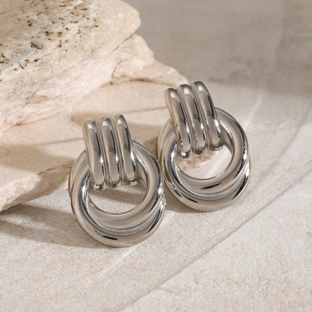 [Royal&Vicky]Luna Layered Hoop Earrings