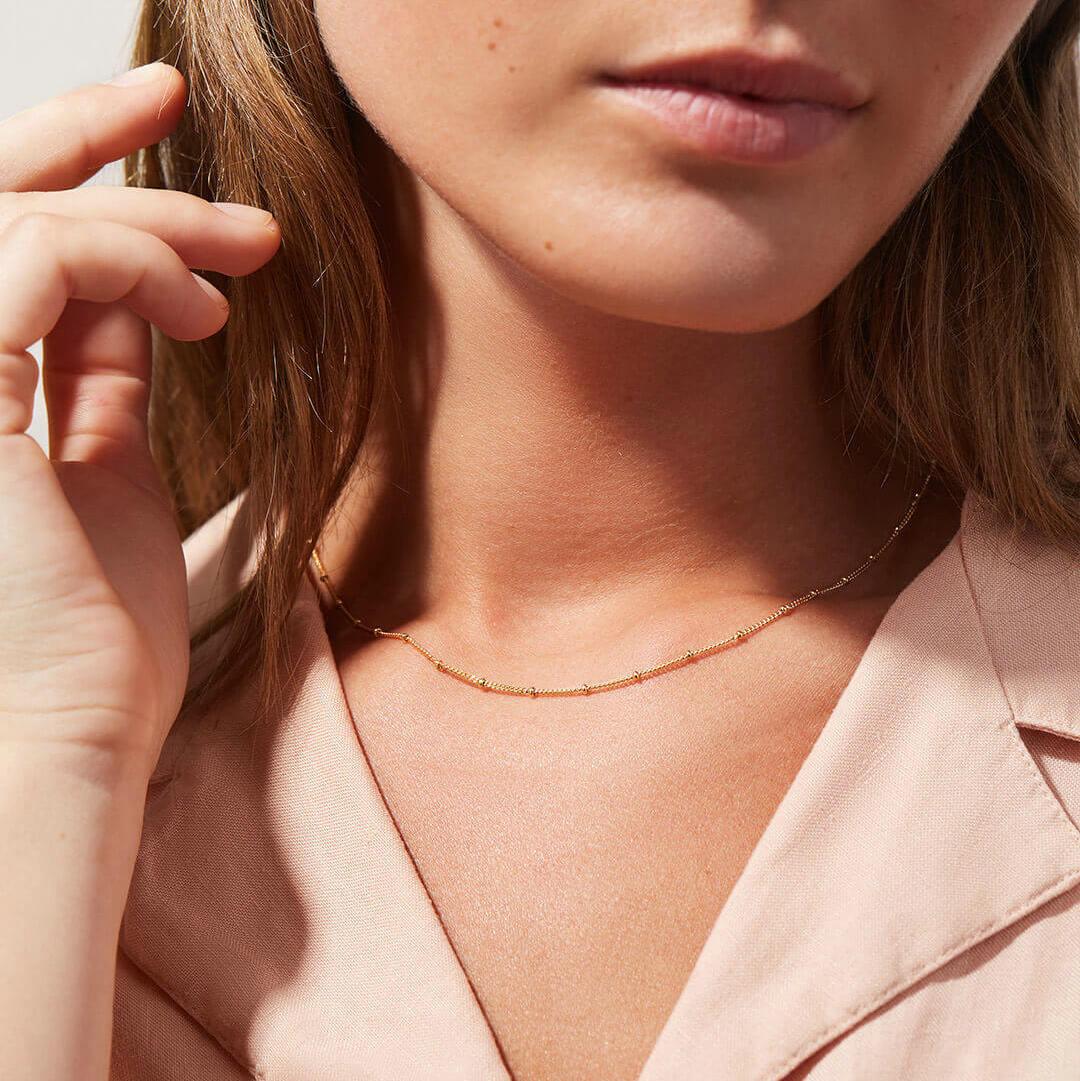 [Royal&Vicky]Julia Gold Chain Necklace