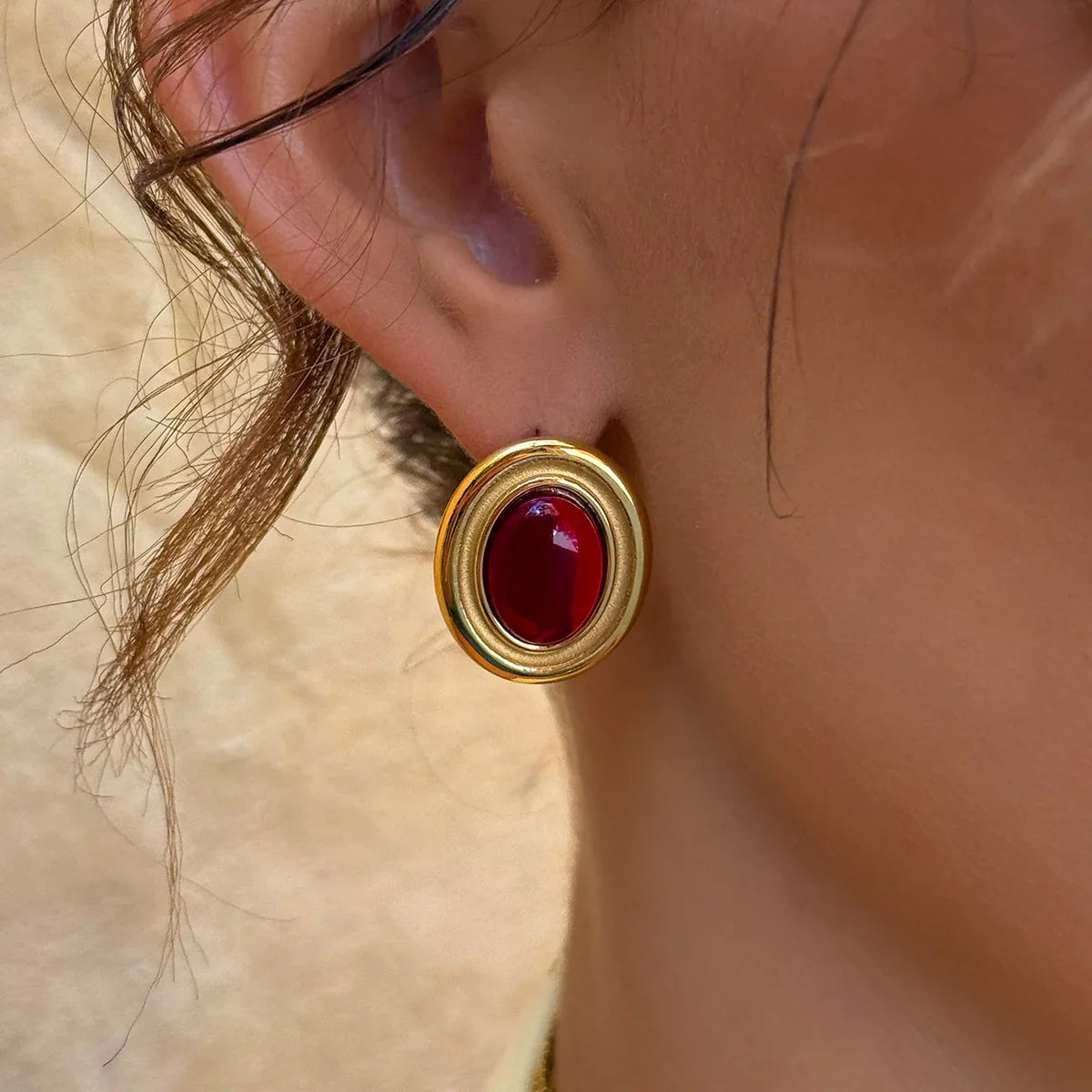 [Royal&Vicky]Fresca Gemstone Earrings
