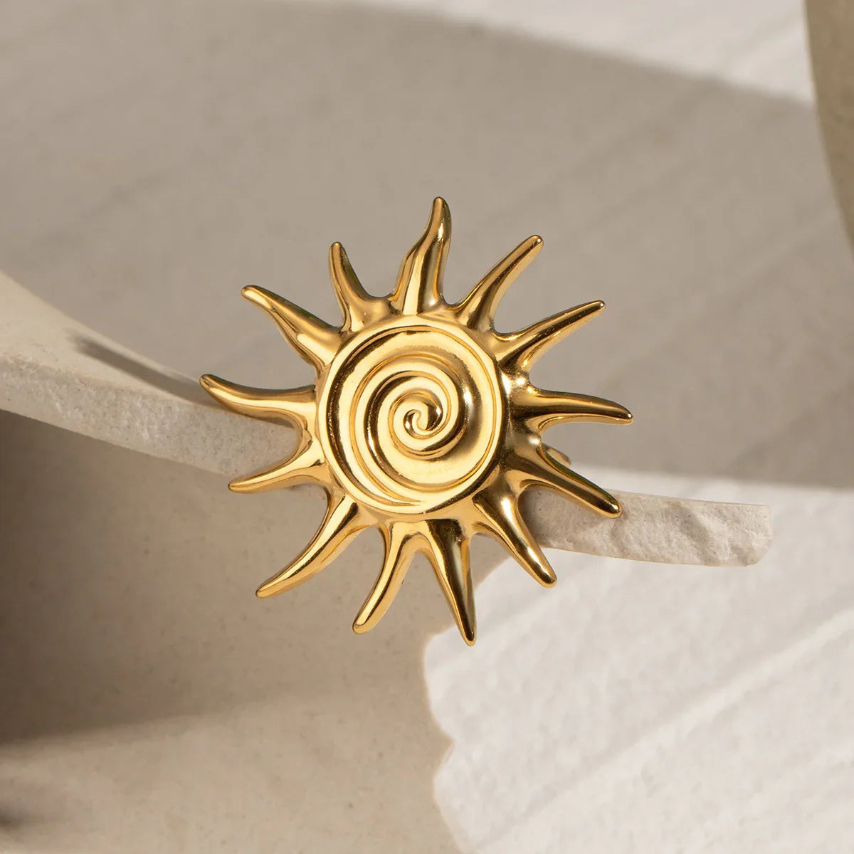 [Royal&Vicky]Solstice Golden Sun Ring