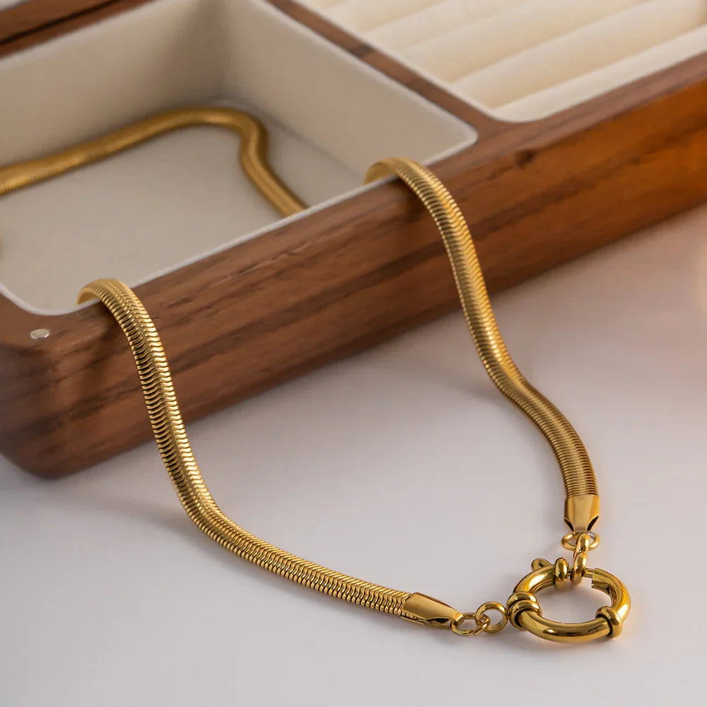 [Royal&Vicky]Gabriella Gold Necklace