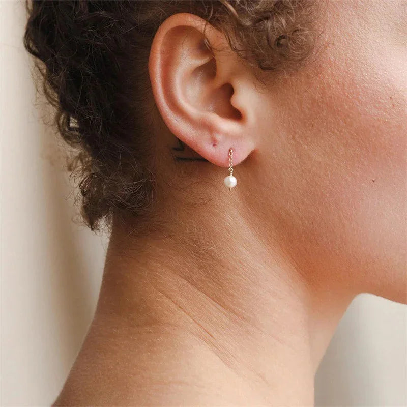 [Royal&Vicky]Dorothy Pearl Earrings