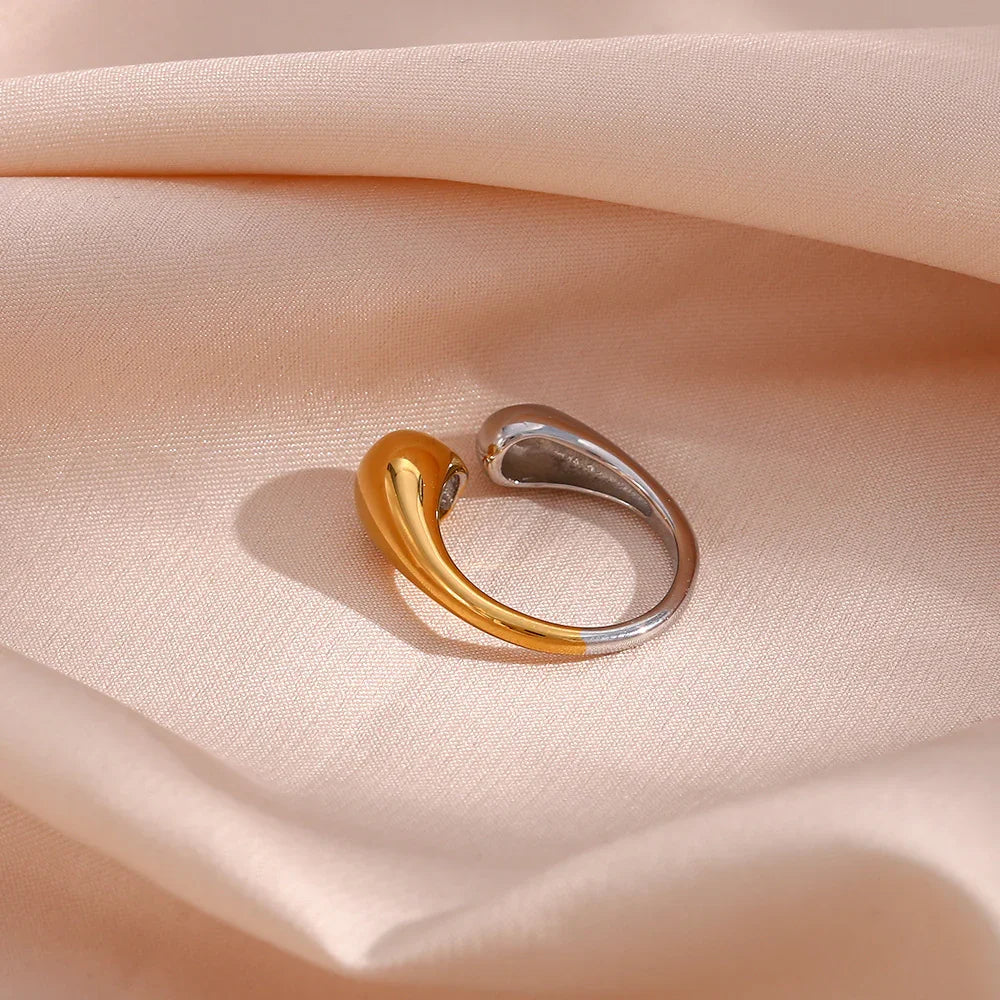 [Royal&Vicky]Seren Two Tone Gold Ring