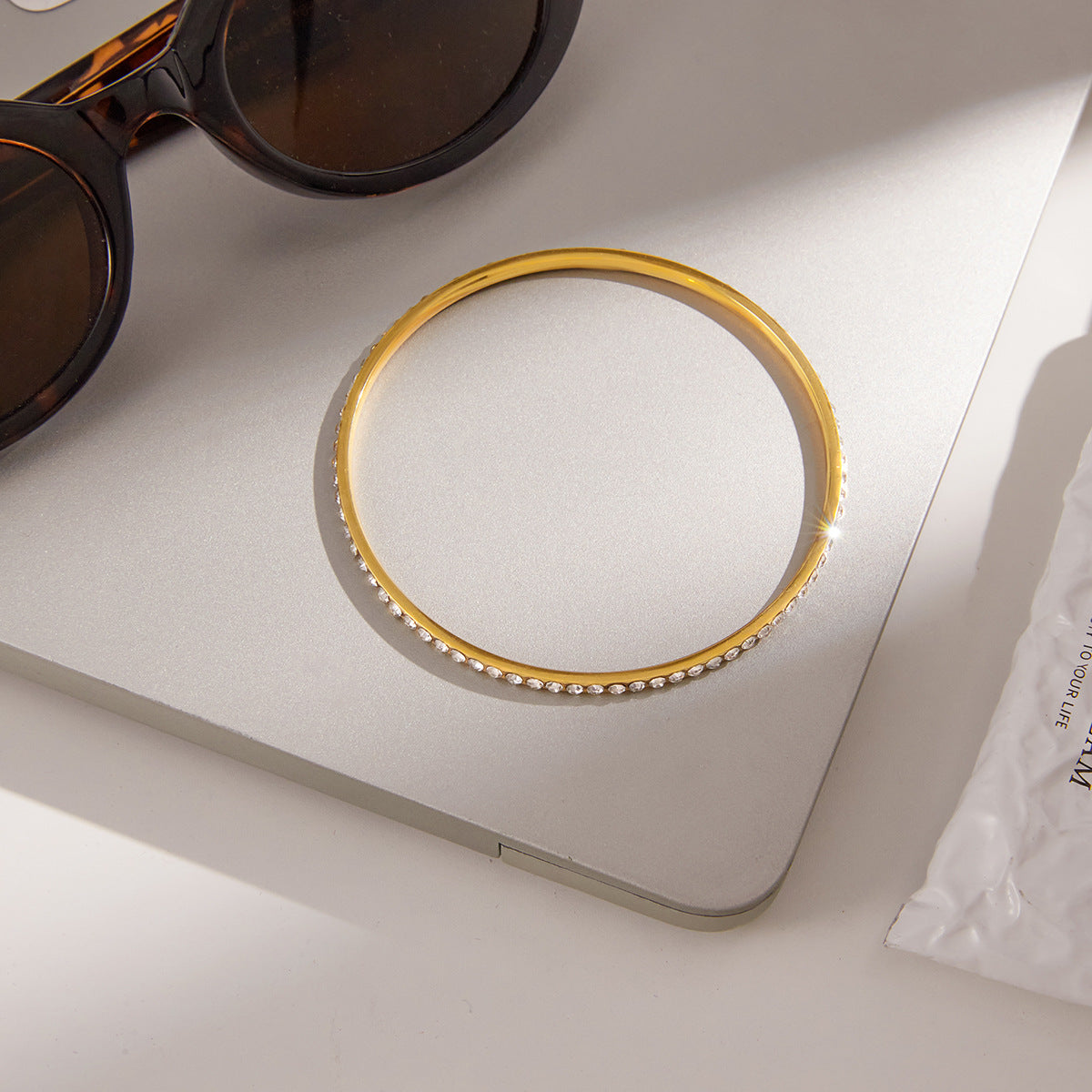 [Royal&Vicky]Kalista Diamond Gold Bangle
