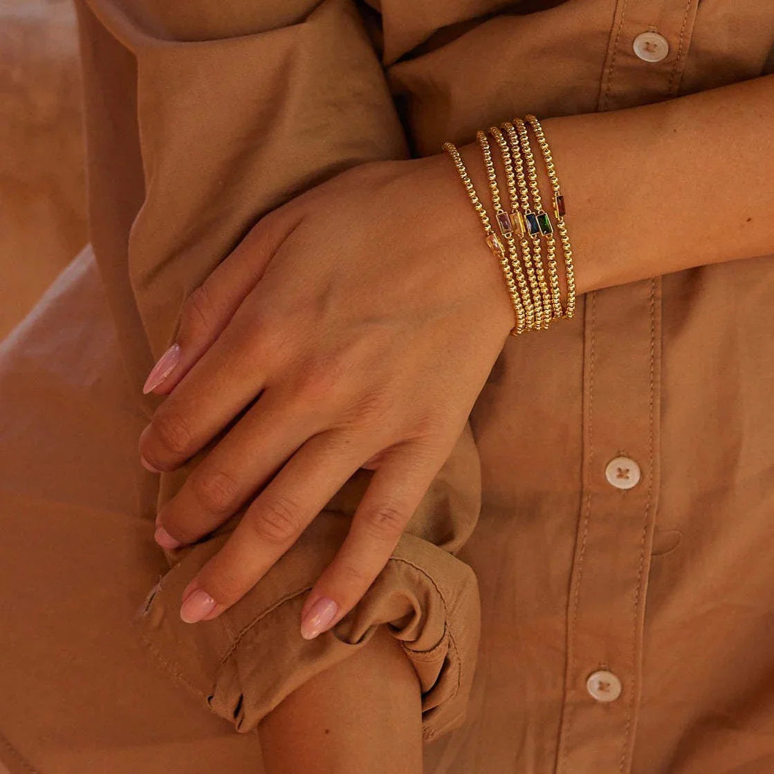 [Royal&Vicky]Celine Birthstone Bracelet
