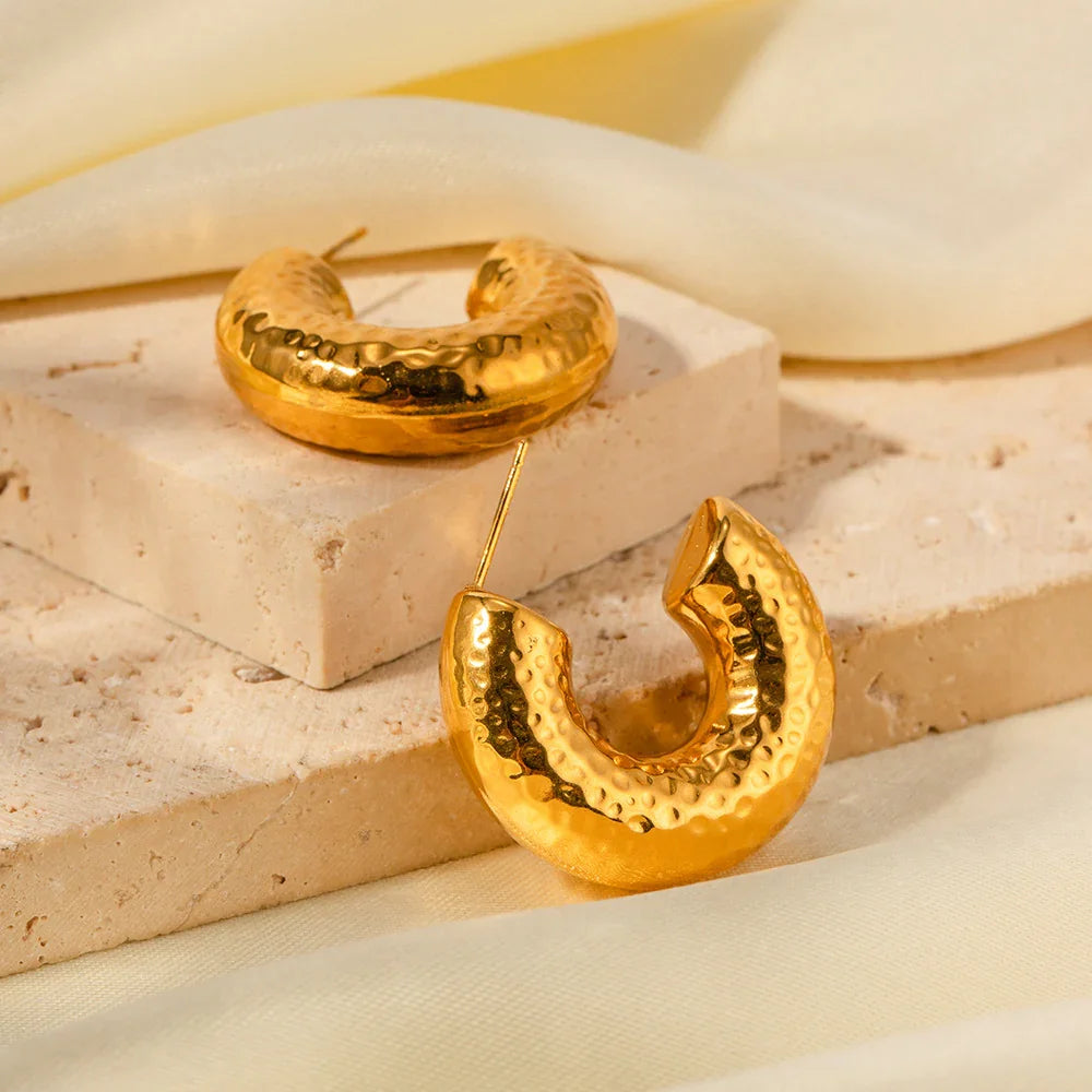 [Royal&Vicky]Bethany Gold Earrings