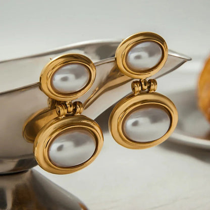 [Royal&Vicky]Winnie Freshwater Pearl Earrings