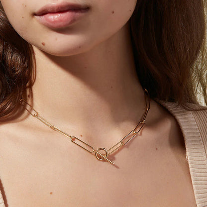 [Royal&Vicky]Joyce Gold Necklace