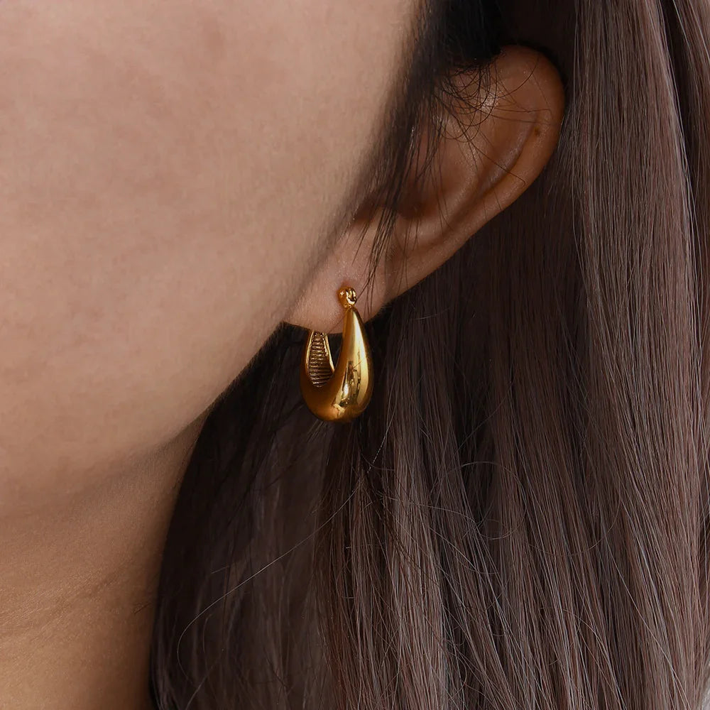 [Royal&Vicky]Evie Hoop Earrings