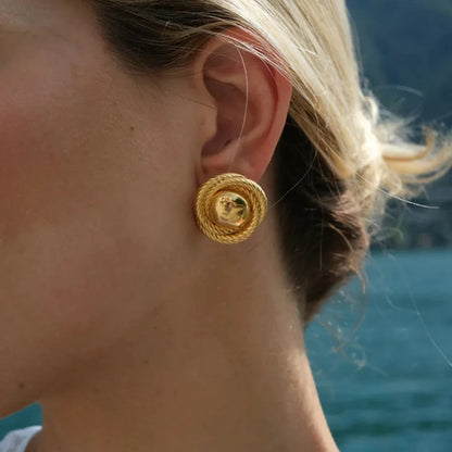 [Royal&Vicky]Ariadne Gold Earrings