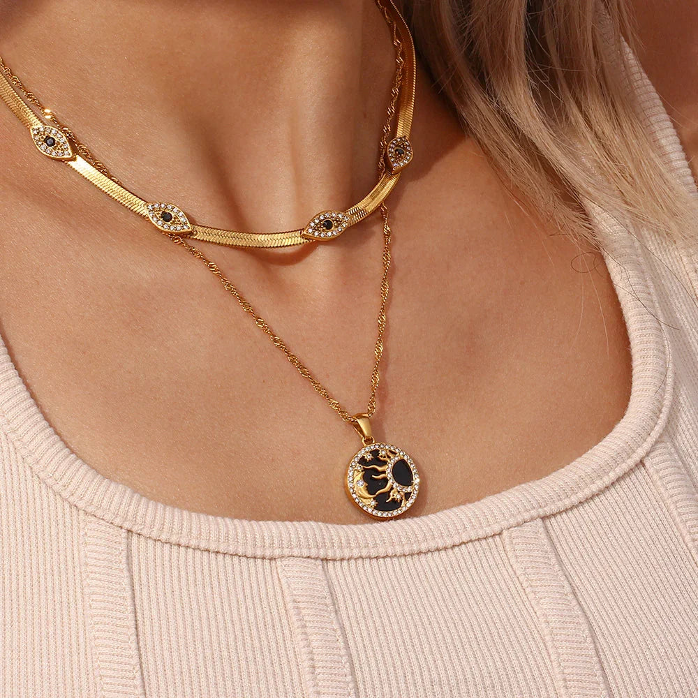 [Royal&Vicky]Faunne Gold Necklace