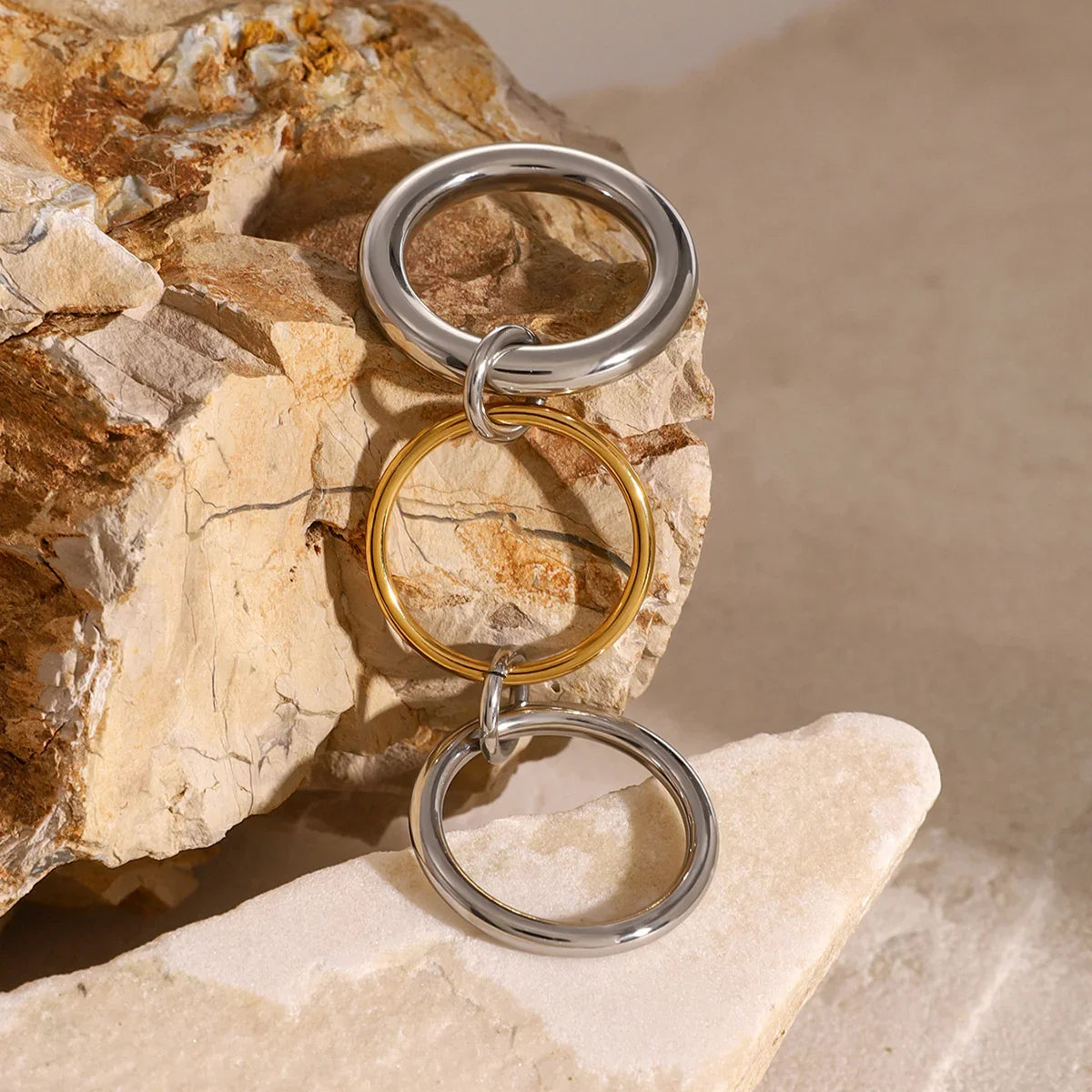 [Royal&Vicky]Canaria Stacked Ring