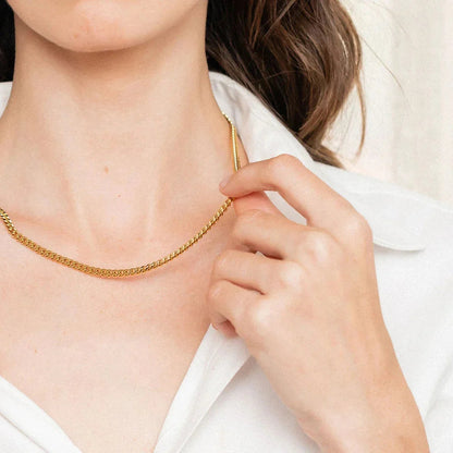 [Royal&Vicky]Avana Gold Chain Necklace