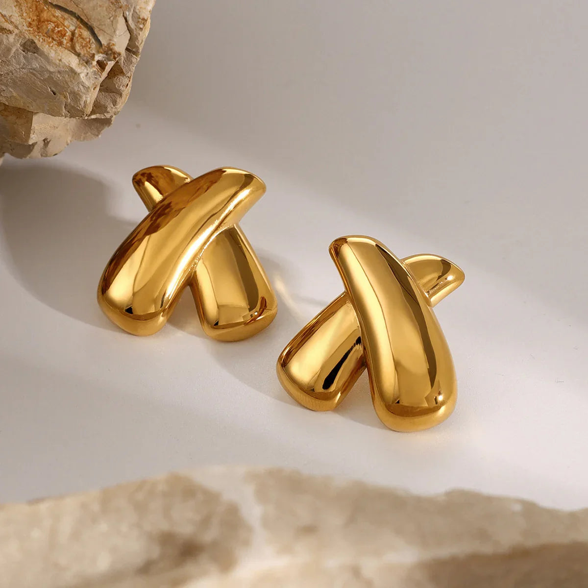 [Royal&Vicky]Catarina Gold Earrings