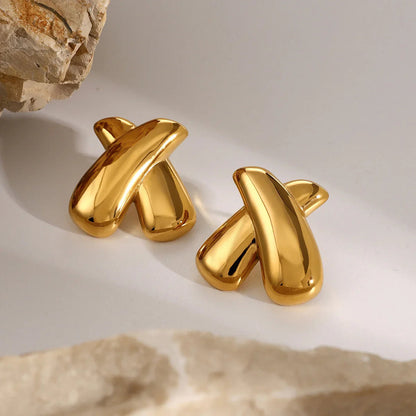 [Royal&Vicky]Catarina Gold Earrings