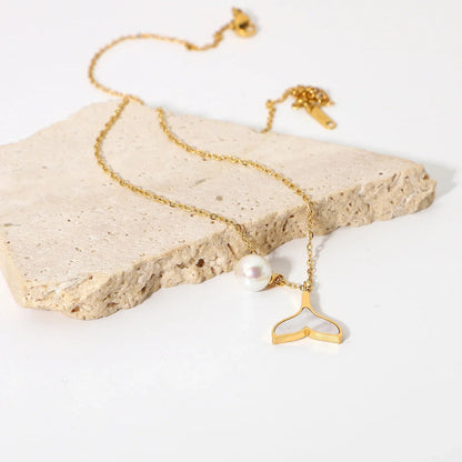 [Royal&Vicky]Mermaid Freshwater Pearl Necklace