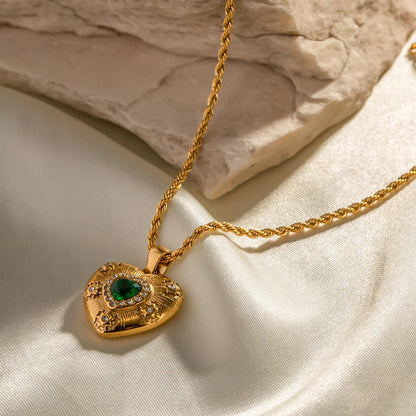 [Royal&Vicky]Caelus Gold Heart Necklace