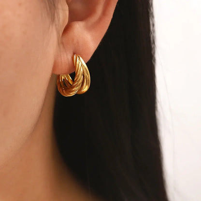 [Royal&Vicky]Cecilia Layered Earrings